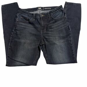 Lee Riders Midrise Skinny Deep Indigo Jeans Women’s Size 12L